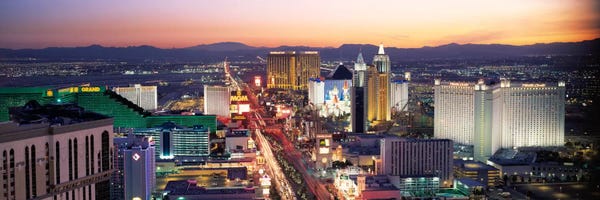 Nevada: The Strip Las Vegas NV USA by Panoramic Images