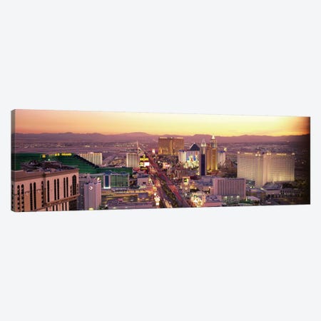 The Strip, Las Vegas, Nevada, USA Canvas Print #PIM2249} by Panoramic Images Canvas Print