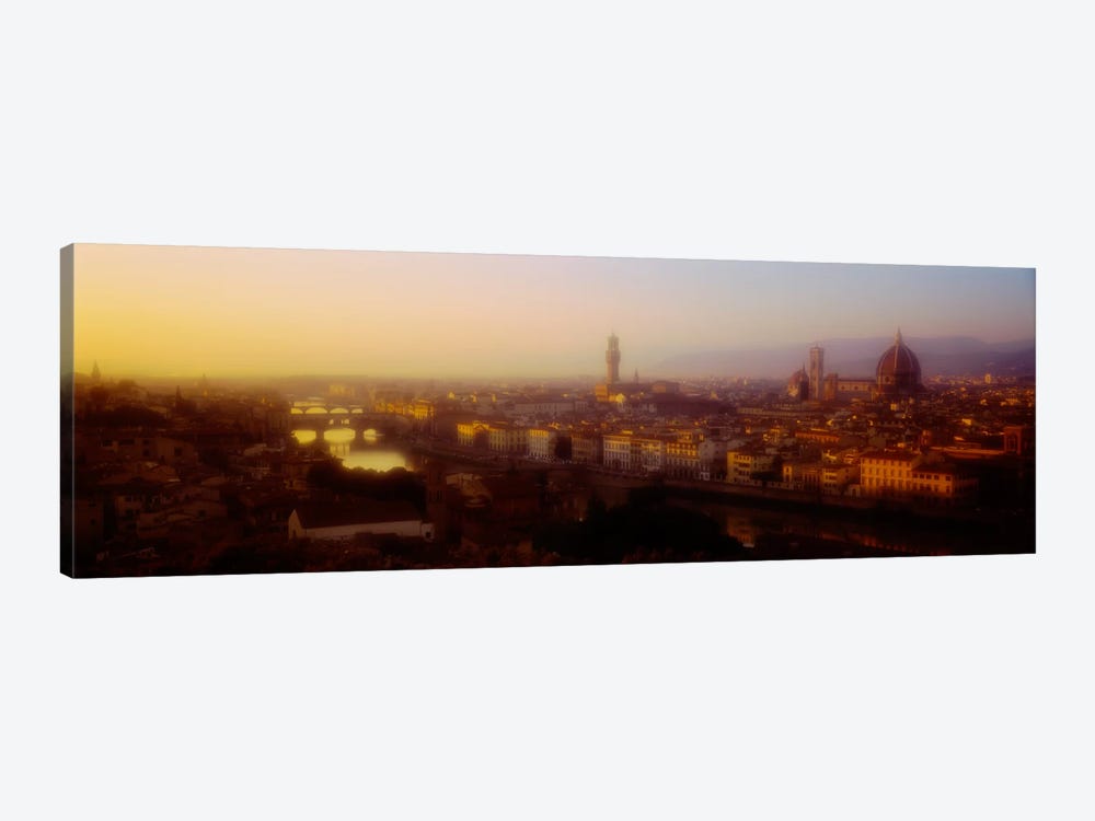 Orange Twilight, Florence, Italy by Panoramic Images 1-piece Canvas Print