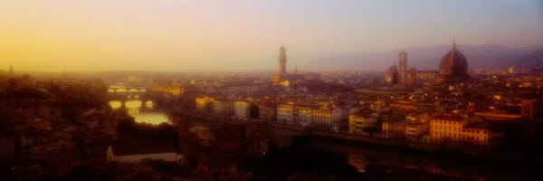 Florence: Orange Twilight, Florence, Italy by Panoramic Images