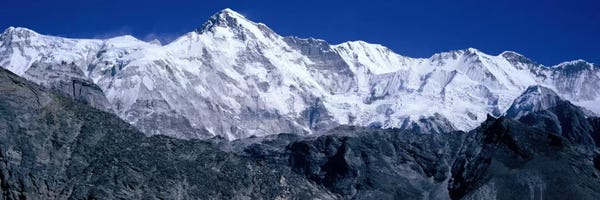 Nepal: Cho Oyu from Goyko Valley Khumbu Region Nepal by Panoramic Images