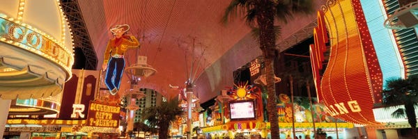Las Vegas: Fremont Street Experience Las Vegas NV USA #2 by Panoramic Images