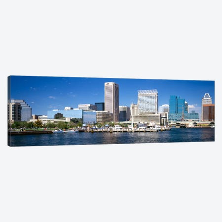 Buildings at the waterfront, Baltimore, Maryland, USA Canvas Print #PIM2262} by Panoramic Images Canvas Art Print