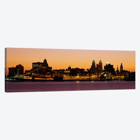 Buildings at the waterfront, Philadelphia, Pennsylvania, USA Canvas Print #PIM2265} by Panoramic Images Canvas Art