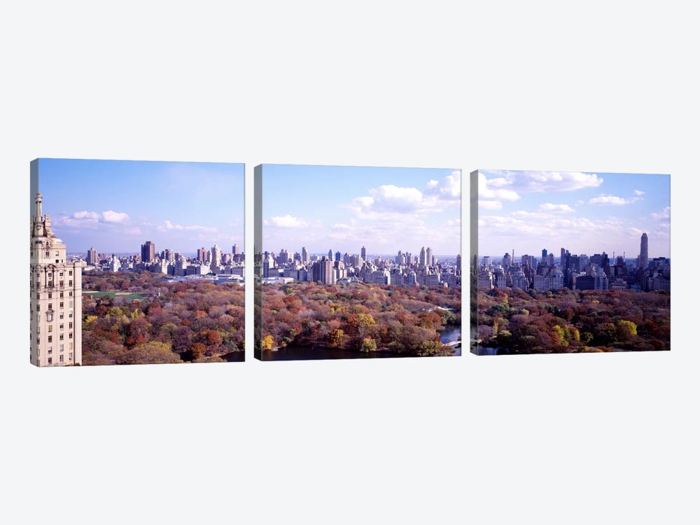 Central Park, New York City, New York, USA by Panoramic Images 3-piece Canvas Artwork
