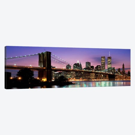 Brooklyn Bridge New York NY USA Canvas Print #PIM2272} by Panoramic Images Canvas Artwork