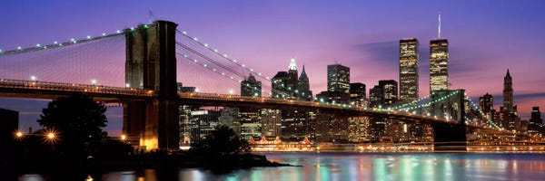Panoramic Images: Brooklyn Bridge New York NY USA Ver. II by Panoramic Images