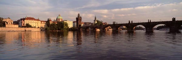 Czech Republic: Charles Bridge Vltava River Prague Czech Republic by Panoramic Images