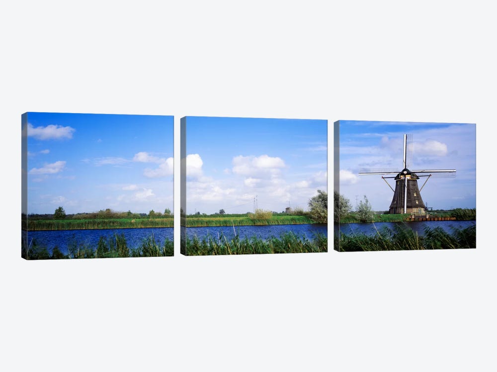 Windmill Holland by Panoramic Images 3-piece Canvas Print