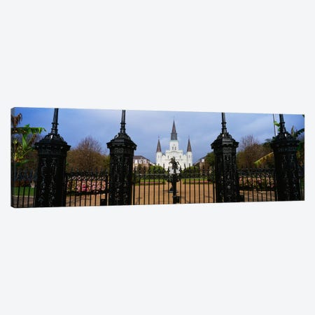 Facade of a church, St. Louis Cathedral, New Orleans, Louisiana, USA Canvas Print #PIM2288} by Panoramic Images Canvas Art Print