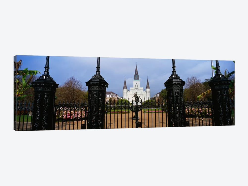 Facade of a church, St. Louis Cathedral, New Orleans, Louisiana, USA by Panoramic Images 1-piece Canvas Art Print