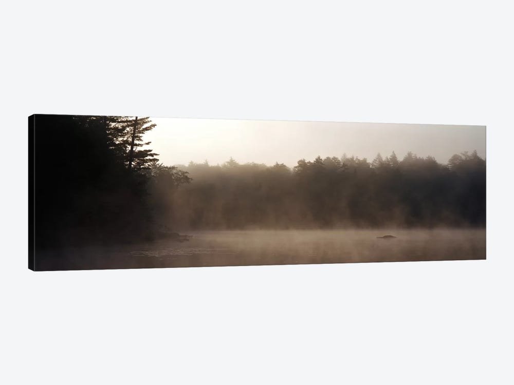 Morning Mist Adirondack State Park Old Forge NY USA by Panoramic Images 1-piece Canvas Art