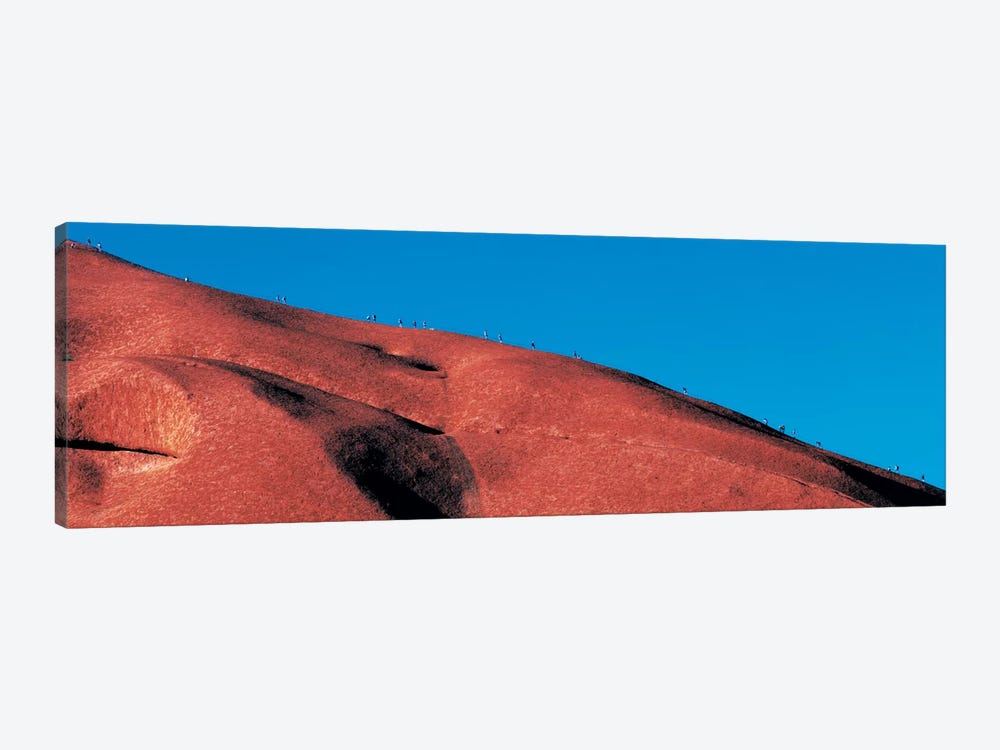 Climbers Ayers Rock Uluru Park Australia by Panoramic Images 1-piece Canvas Art