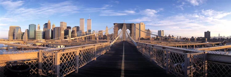 Pedestrian Walkway Brooklyn Bridge New York NY USA by Panoramic Images wall art