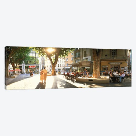 Cafe Provence France Canvas Print #PIM2314} by Panoramic Images Canvas Wall Art