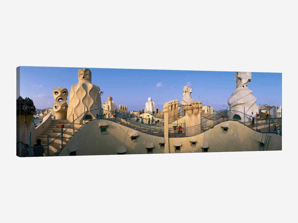 Casa Mila Barcelona Spain by Panoramic Images 1-piece Canvas Art