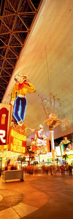 Fremont Street Downtown Las Vegas by Panoramic Images wall art