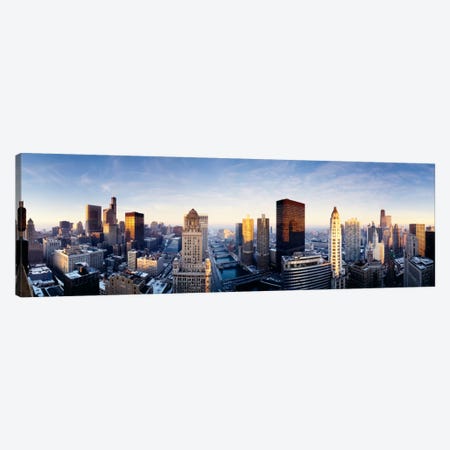 Downtown Skyline II, Chicago, Illinois, USA Canvas Print #PIM231} by Panoramic Images Canvas Print