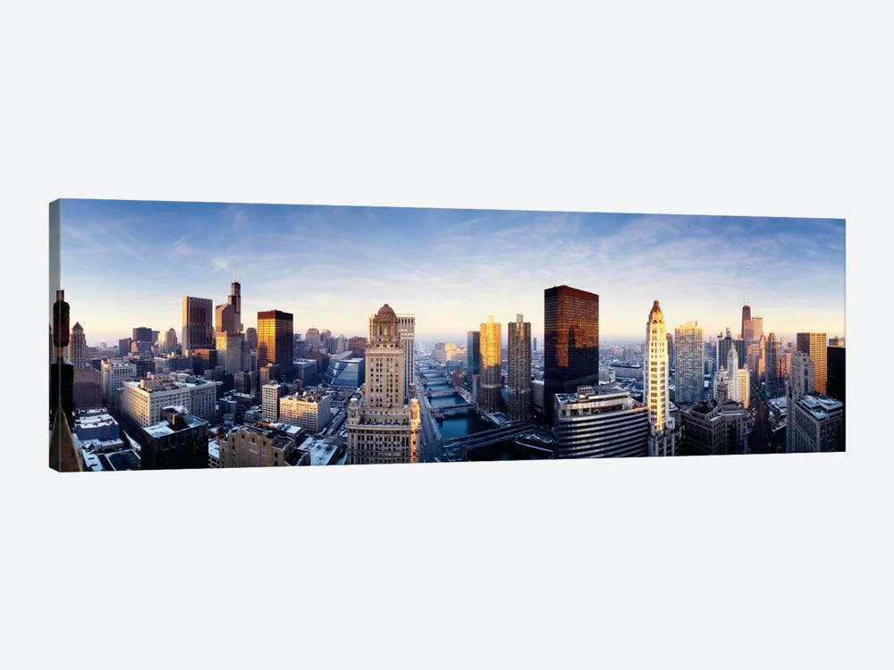Downtown Skyline II, Chicago, Illinois, USA by Panoramic Images 1-piece Canvas Print