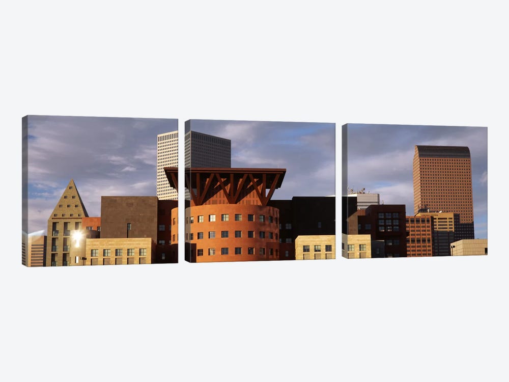 Skyscrapers In The City, Denver, Colorado, USA by Panoramic Images 3-piece Canvas Art