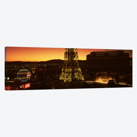 High Angle View Of A City, Las Vegas, Nevada, USA #2 Canvas Print #PIM2325} by Panoramic Images Art Print