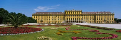 Facade of a building, Schonbrunn Palace, Vienna, Austria by Panoramic Images canvas print
