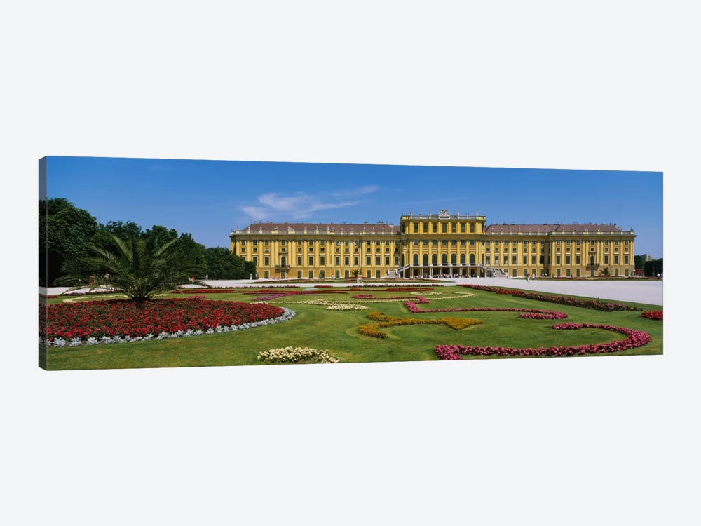 Facade of a building, Schonbrunn Palace, Vienna, Austria by Panoramic Images 1-piece Canvas Art Print