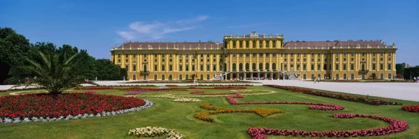 Vienna: Facade of a building, Schonbrunn Palace, Vienna, Austria by Panoramic Images