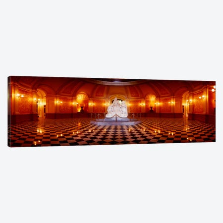 Statue surrounded by a railing in a building, California State Capitol Building, Sacramento, California, USA Canvas Print #PIM2333} by Panoramic Images Canvas Art Print