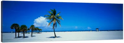 Miami FL USA #2 Canvas Art Print - Tropical Beach Art