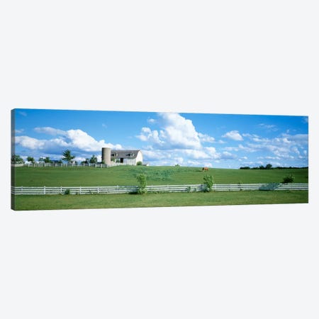 Countryside Dairy Farm, Janesville, Wisconsin, USA Canvas Print #PIM2343} by Panoramic Images Canvas Wall Art
