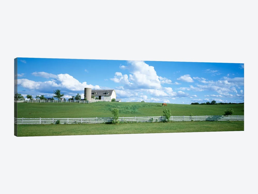 Countryside Dairy Farm, Janesville, Wisconsin, USA by Panoramic Images 1-piece Canvas Art Print