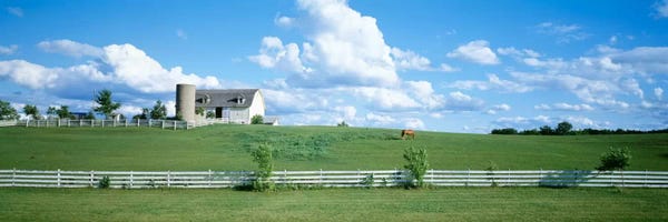 Wisconsin: Countryside Dairy Farm, Janesville, Wisconsin, USA by Panoramic Images