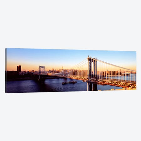 Manhattan Bridge, NYC, New York City, New York State, USA Canvas Print #PIM2344} by Panoramic Images Art Print