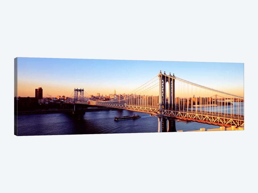 Manhattan Bridge, NYC, New York City, New York State, USA by Panoramic Images 1-piece Canvas Art