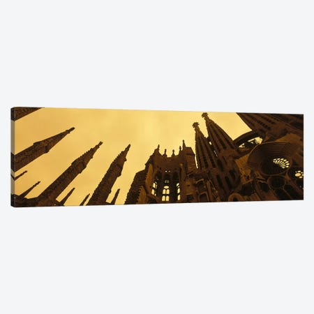 La Sagrada Familia Barcelona Spain Canvas Print #PIM2348} by Panoramic Images Canvas Wall Art