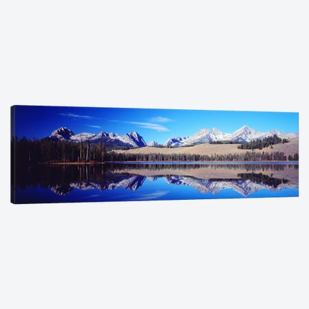 Little Redfish Lake Mountains ID USA Canvas Print #PIM2350} by Panoramic Images Canvas Art Print