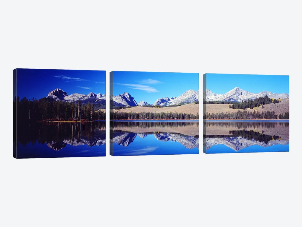 Little Redfish Lake Mountains ID USA by Panoramic Images 3-piece Art Print