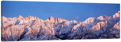 Snow Mt Whitney CA USA Canvas Art Print - Snowy Mountain Art