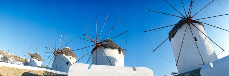 Windmills Santorini Island Greece