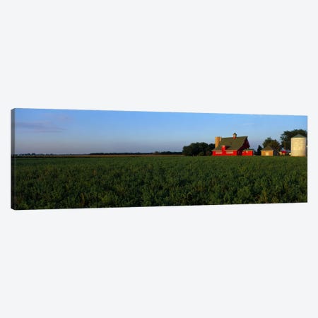Farm Fields Stelle IL USA Canvas Print #PIM2380} by Panoramic Images Canvas Art
