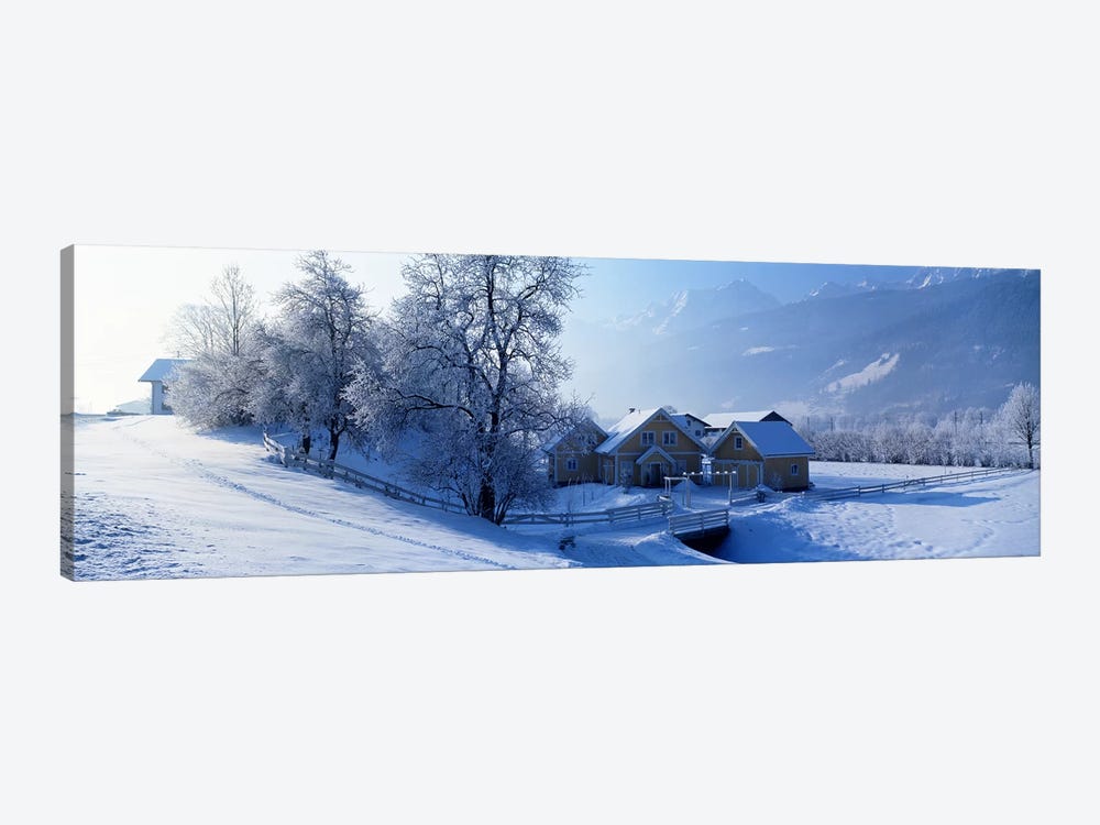 Winter Farm Austria by Panoramic Images 1-piece Canvas Art