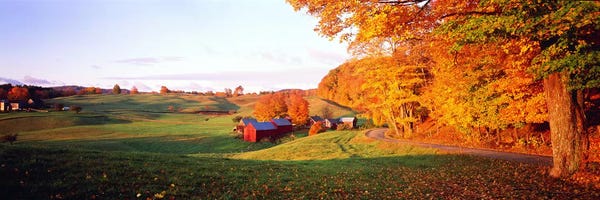 Vermont: Fall Farm VT USA by Panoramic Images