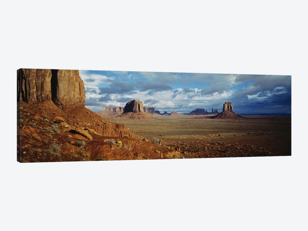 Stormy Valley Landscape, Monument Valley, Navajo Nation, USA by Panoramic Images 1-piece Canvas Artwork
