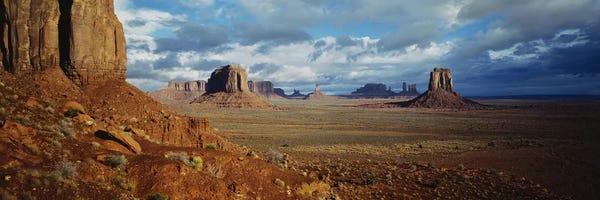 Monument Valley: Stormy Valley Landscape, Monument Valley, Navajo Nation, USA by Panoramic Images