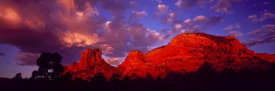 Rocks at Sunset Sedona AZ USA by Panoramic Images framed canvas print