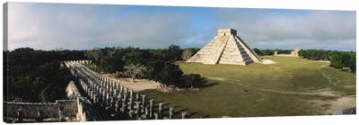 Pyramid Chichen Itza Mexico Canvas Art Print - Mexico Art