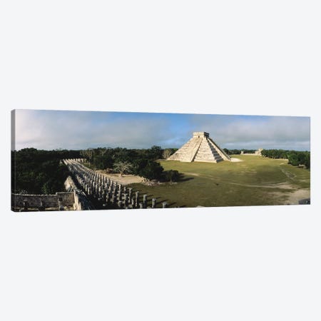 Pyramid Chichen Itza Mexico Canvas Print #PIM2405} by Panoramic Images Canvas Artwork