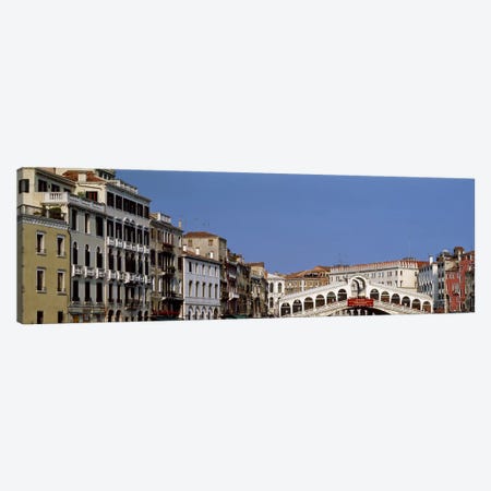 Ponte di Rialto (Rialto Bridge) & Surrounding Architecture, Venice, Veneto, Italy Canvas Print #PIM2411} by Panoramic Images Canvas Artwork