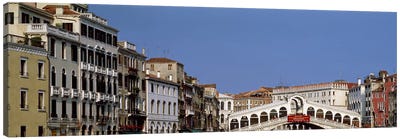 Ponte di Rialto (Rialto Bridge) & Surrounding Architecture, Venice, Veneto, Italy Canvas Art Print - Bridge Art